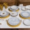 Manhattan Comfort Coup 32 Piece Dinner Set, Service for 8 in Blue and Yellow 2-EM17-4676 - alternate 3